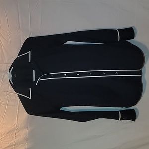 Ann Taylor Women's Top is a long sleeve collared button-up shirt, size 0